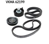 V-Ribbed Belt Set SKF VKMA 62199 Fits Nissan Micra Micra C+C 4 Ribs