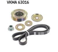 SKF VKMA 63016 V-Ribbed Belt Set