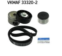 V-Ribbed Belt Set SKF VKMAF 33320-2 Fits Citroen Fiat Peugeot 307 308 407 607