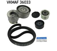 V-Ribbed Belt Set SKF VKMAF 36033 Fits Nissan Opel Renault Vauxhall Interstar