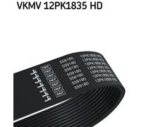 V-Ribbed Belt SKF VKMV 12PK1835 HD Fits IVECO 12 Ribs