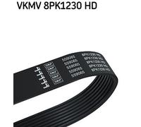 V-Ribbed Belt SKF VKMV 8PK1230 HD Fits VOLVO 8 Ribs