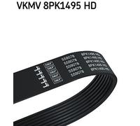 V-Ribbed Belt SKF VKMV 8PK1495 HD Fits MAN 8 Ribs