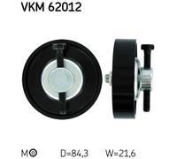 SKF VKM 62012 V-Ribbed Belt Belt Tensioner Right Fits Nissan Micra 3 C+C 3