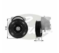 V-RIBBED BELT TENSIONER PULLEY GATES OE QUALITY REPLACEMENT T38203