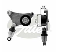 V-RIBBED BELT TENSIONER PULLEY GATES OE QUALITY REPLACEMENT T38216