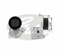 V-RIBBED BELT TENSIONER PULLEY GATES OE QUALITY REPLACEMENT T38224