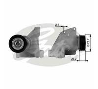 V-RIBBED BELT TENSIONER PULLEY GATES OE QUALITY REPLACEMENT T38316