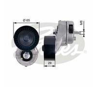 V-RIBBED BELT TENSIONER PULLEY GATES OE QUALITY REPLACEMENT T38356