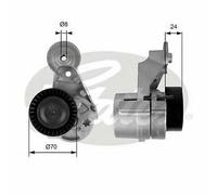 V-RIBBED BELT TENSIONER PULLEY GATES OE QUALITY REPLACEMENT T39025