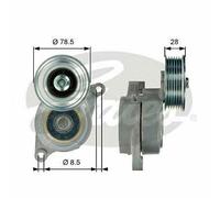 V-RIBBED BELT TENSIONER PULLEY GATES OE QUALITY REPLACEMENT T39103
