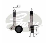 V-RIBBED BELT TENSIONER PULLEY GATES OE QUALITY REPLACEMENT T39113