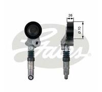 V-RIBBED BELT TENSIONER PULLEY GATES OE QUALITY REPLACEMENT T39158
