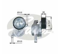 V-RIBBED BELT TENSIONER PULLEY GATES OE QUALITY REPLACEMENT T39279