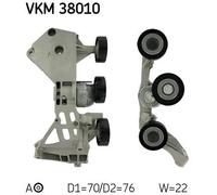 SKF Tensioner Pulley for Mercedes Benz A160 1.6 Litre April 2001 to March 2005