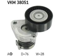 New Tensioner Pulley, V-ribbed belt for MERCEDES-BENZ:CLK,SLK,W203,W204,C204