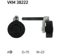 V-Ribbed Belt Tensioner SKF VKM 38222 Fits BMW 3 Series 5 Series Front