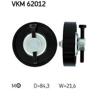 SKF VKM 62012 V-Ribbed Belt Belt Tensioner Right Fits Nissan Micra 3 C+C 3