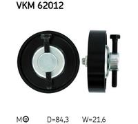 V-Ribbed Belt Tensioner SKF VKM 62012 For Nissan Micra Micra C+C Diameter 84.3mm