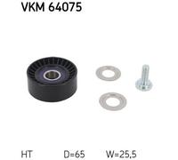5x ✅Fits SKF VKM 64075 Tensioner Pulley, V-ribbed belt VKM 64075 Mul ⭐UK Seller⭐