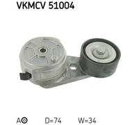 V-Ribbed Belt Tensioner SKF VKMCV 51004 Fits MERCEDES-BENZ Diameter 74mm
