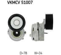 SKF VKMCV 51007 Tensioner pulley