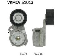 V-Ribbed Belt Tensioner SKF VKMCV 51013 Fits MERCEDES-BENZ Diameter 74mm