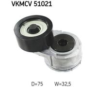 V-Ribbed Belt Tensioner SKF VKMCV 51021 Fits MERCEDES-BENZ Diameter 75mm
