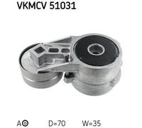 V-Ribbed Belt Tensioner SKF VKMCV 51031 Fits MERCEDES-BENZ Diameter 70mm