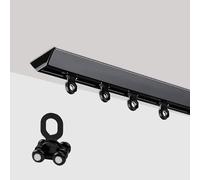V S Ceiling Track Set - Aluminum Divider Rail Silent Privacy Partition System for Hotels Hospitals Cinemas Offices and Events Enhance Space Flexibility and Aesthetics