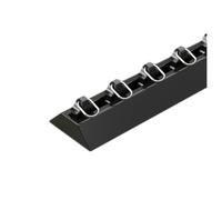 V S No Drill Aluminum ain Rod Ultra Thin Quiet Drapery Rail for Bedroom Living Room & Kitchen Slish Black 190cm (6.2ft)