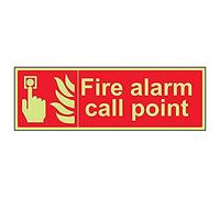 V Safety 13062BJ-G'For Use On Electrical Fires' Sign, Landscape, 450 mm x 150 mm (Pack of 3)