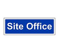 V Safety 43036AX-S'Site Office' Sign, Landscape, 300 mm x 100 mm (Pack of 3)