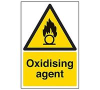 V Safety 69017AU-S'Oxidising Agent' Sign, Portrait, 200 mm x 300 mm (Pack of 3)