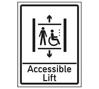 V Safety Accessible Lift - 200mm x 300mm - 3mm Aluminium Composite