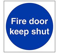 V Safety Eco Friendly Fire Door & Mandatory- Fire Door Keep Shut - 100 X 100mm