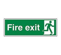 V Safety Eco Friendly Fire Exit - Final Fire Exit Man Right - 450 X 150mm