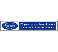 V Safety Eco Friendly Mandatory PPE - Eye Protection Must Be Worn - 450 X 150mm