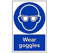 V Safety Eco Friendly Mandatory PPE - Wear Goggles - 200 X 300mm