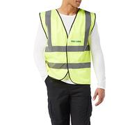 V Safety First Aider Basic High-Visibility Safety Vest, Large, Yellow Safety Vest