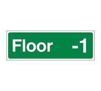 V Safety Floor -1 - Wayfinding Sign - 450x150 - Self Adhesive Vinyl safety sign