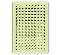V Safety Glow In The Dark Fire Extinguisher ID Labels - 7 Sign - 210 x 297 mm (A4) - Made From Triple Glow Self Adhesive Vinyl - Fire Safety Signage - Made in Britain