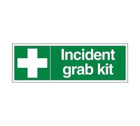 V Safety Incident Grab Kit - Landscape 600 x 200 mm - 3mm Aluminium Composite