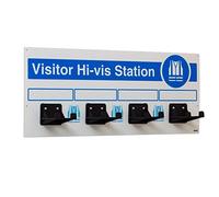V Safety Ppe Visitor Station - 4 Holder - 220mm x 530mm - Single