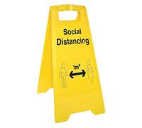 V Safety Social Distancing - 300mm x 620mm - Double Sided Floor Sign