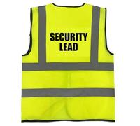 V Safety Standard Hi-Vis Vest - Security Lead Large