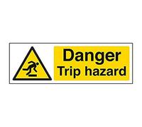 V Safety Warning General - Danger Trip Hazard - 300 x 100 mm Safety Sign