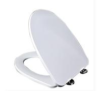 V-Sd White Toilet Seat with Slow Close & Quick Release, Easy Installat, 360° Adjustable Hin for Ultimate Comfort and Cleanliness
