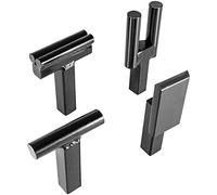 V-SEK 1 inch Blacksmith Anvil Hardy Hole Tools Set Blacksmithing Forging Tool with Hot Cut, Creasing Stake, Turning Bending Scrolling Kit, Bottom Fuller (4PCS)