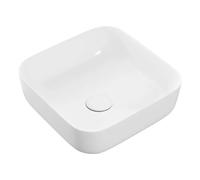V-Series 3 Square 0TH Vessel Wash Bowl 400mm Matt White Aquarius White One Size